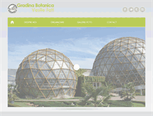 Tablet Screenshot of gradina-botanica-jibou.ro